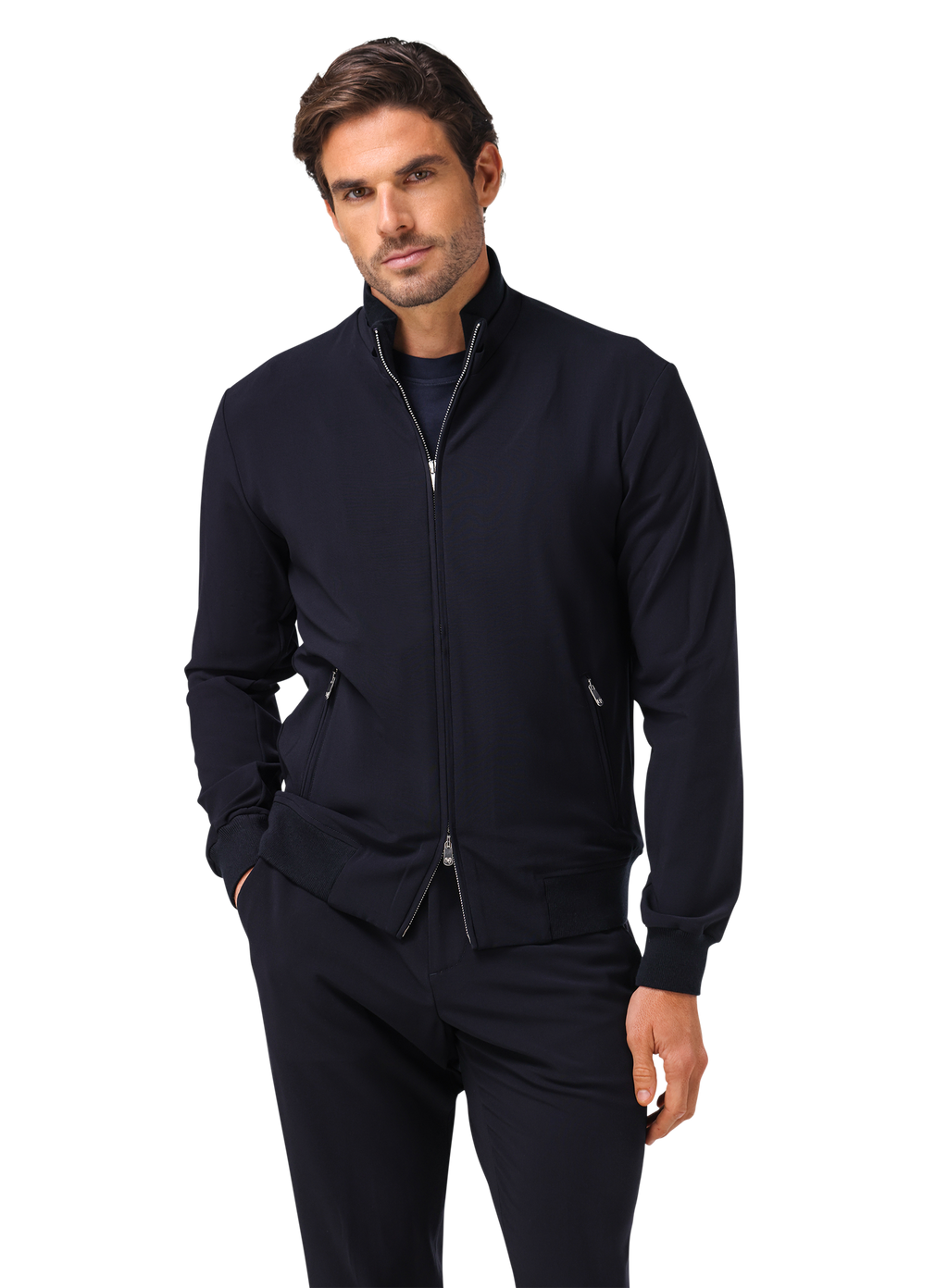 Icon bomberjack van scheerwol | FULL_WIDTH | MODEL | BLUE NAVY