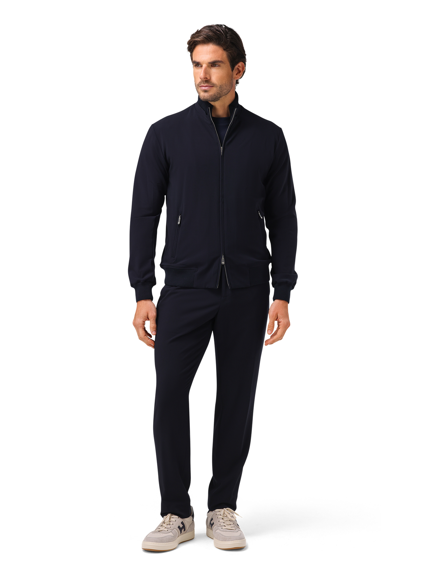 Icon bomberjack van scheerwol | FULL_WIDTH | MODEL | BLUE NAVY