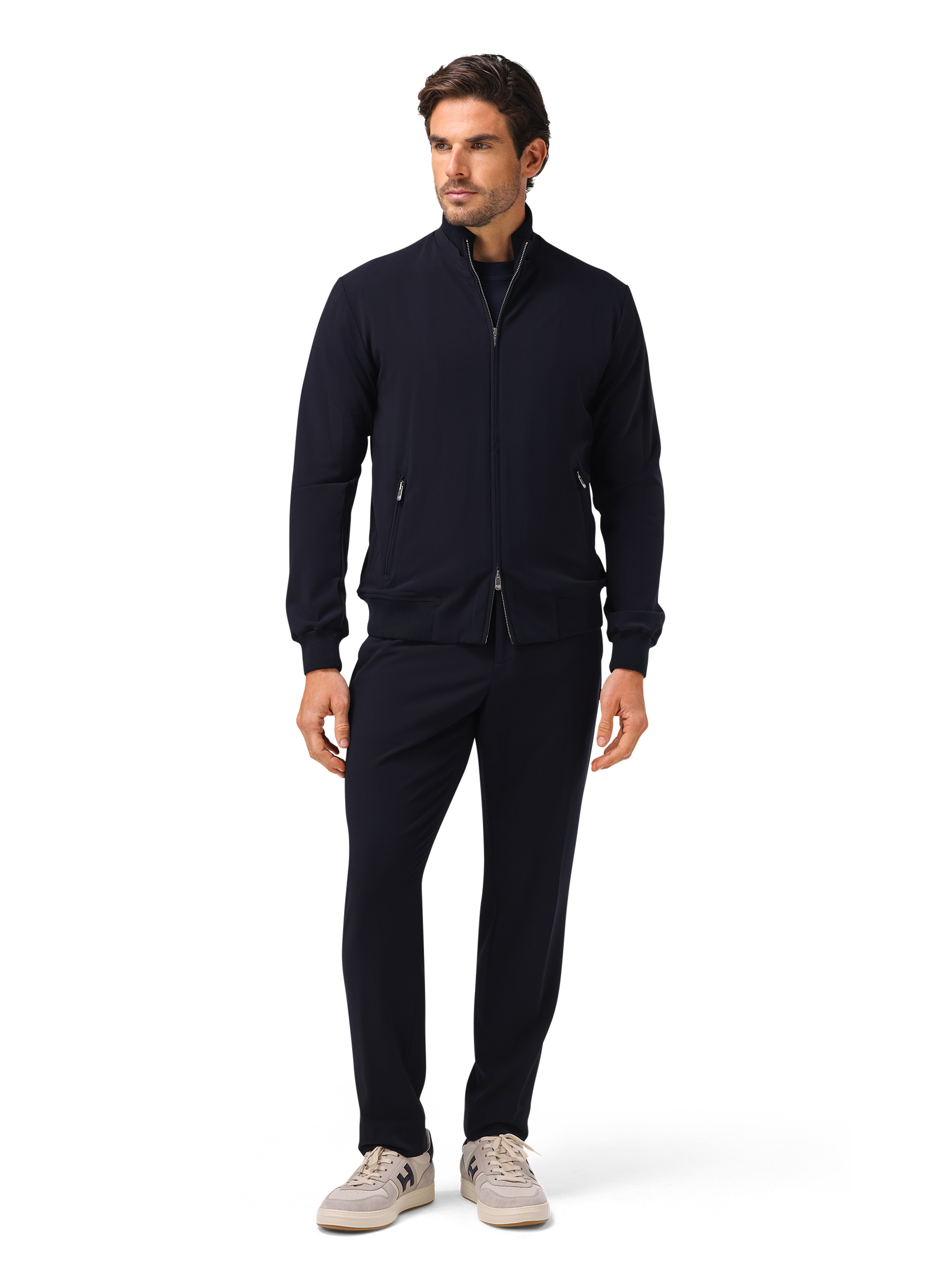Icon bomberjack van scheerwol | FULL_WIDTH | MODEL | BLUE NAVY