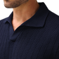 Buttonless polo van katoen | FULL_WIDTH | BLUE NAVY