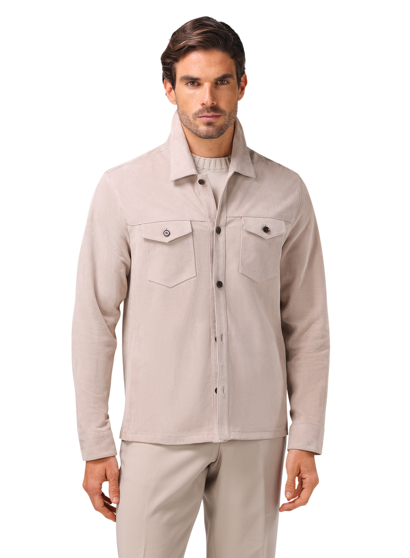 Dex overshirt made of suede