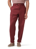 Broek van linnen | MODEL | FULL_WIDTH | Bordeaux