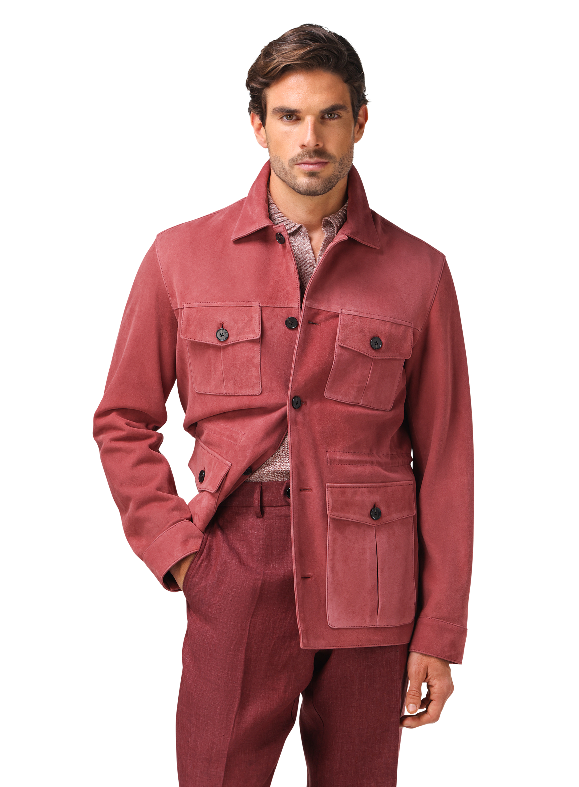 Suède duke overshirt | FULL_WIDTH |  MODEL | ROZE 