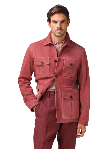 Suède duke overshirt | FULL_WIDTH |  MODEL | ROZE 