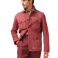 Suède duke overshirt | FULL_WIDTH |  MODEL | ROZE 