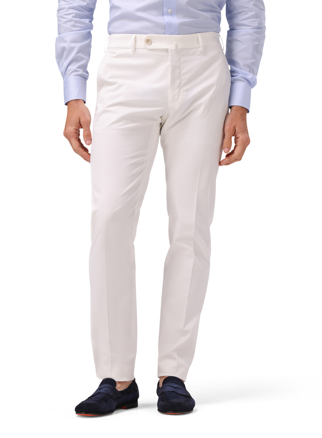 Broek van katoen | MODEL | FULL_WIDTH | Wit