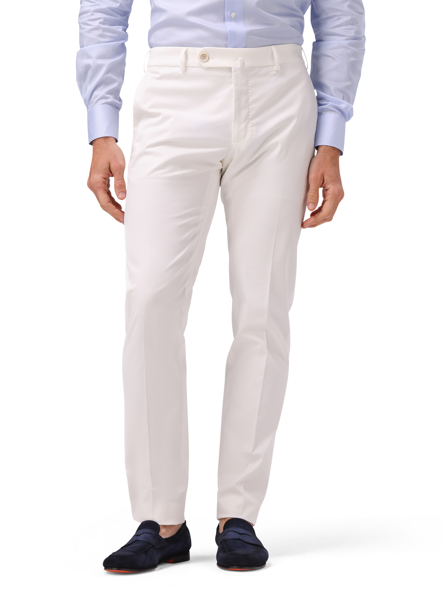 Broek van katoen | MODEL | FULL_WIDTH | Wit