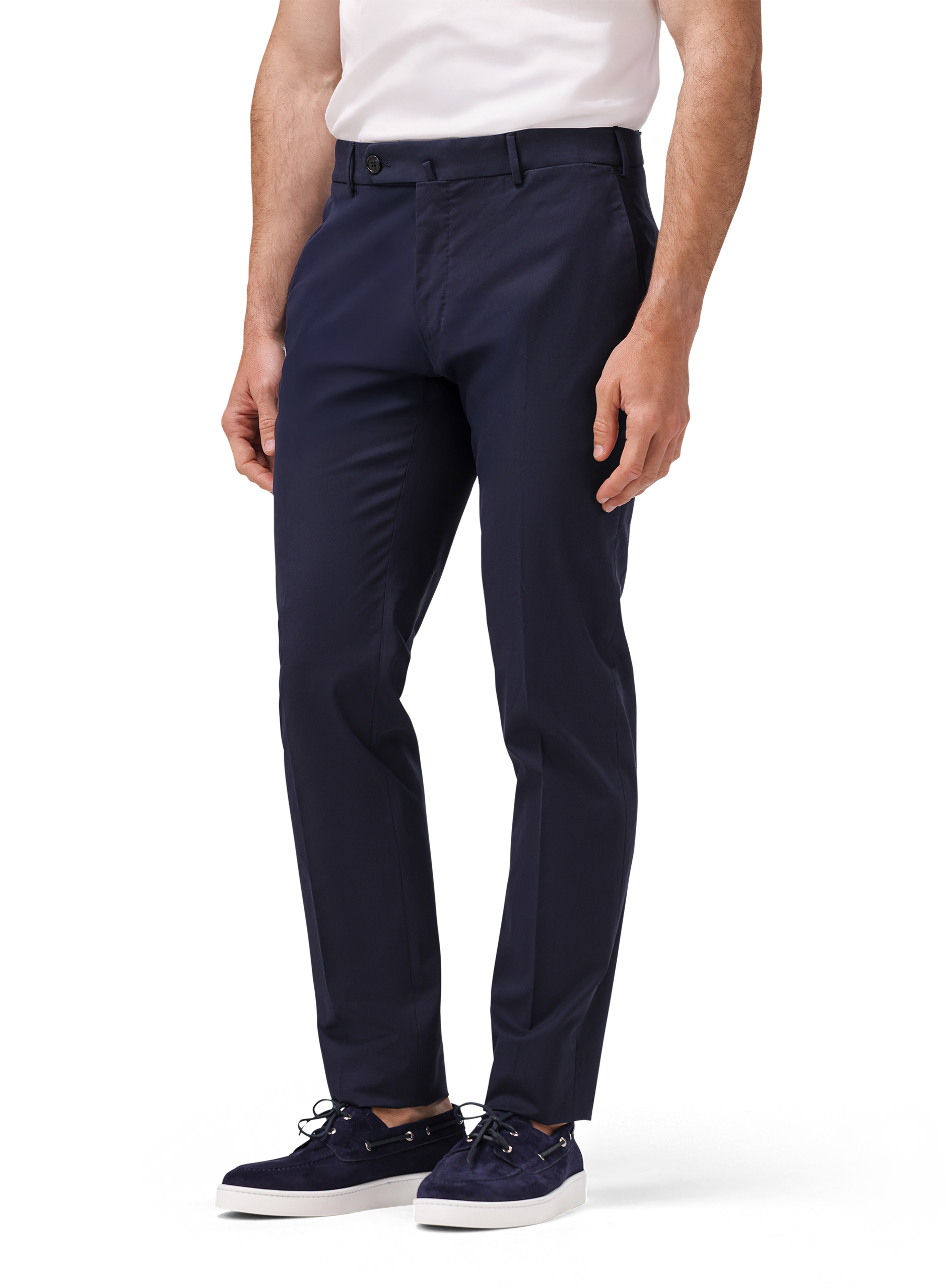 Broek van katoen | MODEL | FULL_WIDTH | BLUE NAVY