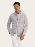 Overshirt van virgin wol | MODEL | FULL_WIDTH | TAUPE