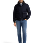 Bomberjack met opstaande kraag | D.blauw