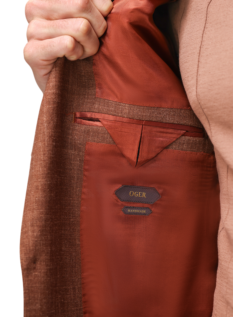 Suit of wool, silk and linen
