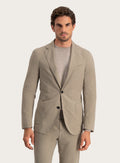 Slim-fit jasje | MODEL | FULL_WIDTH | TAUPE