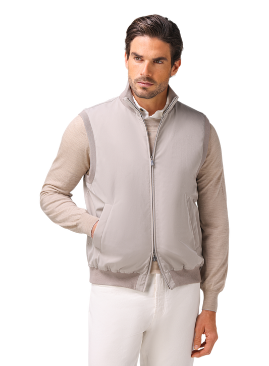 Bodywarmer met Thermore® vulling | FULL_WIDTH | MODEL | TAUPE