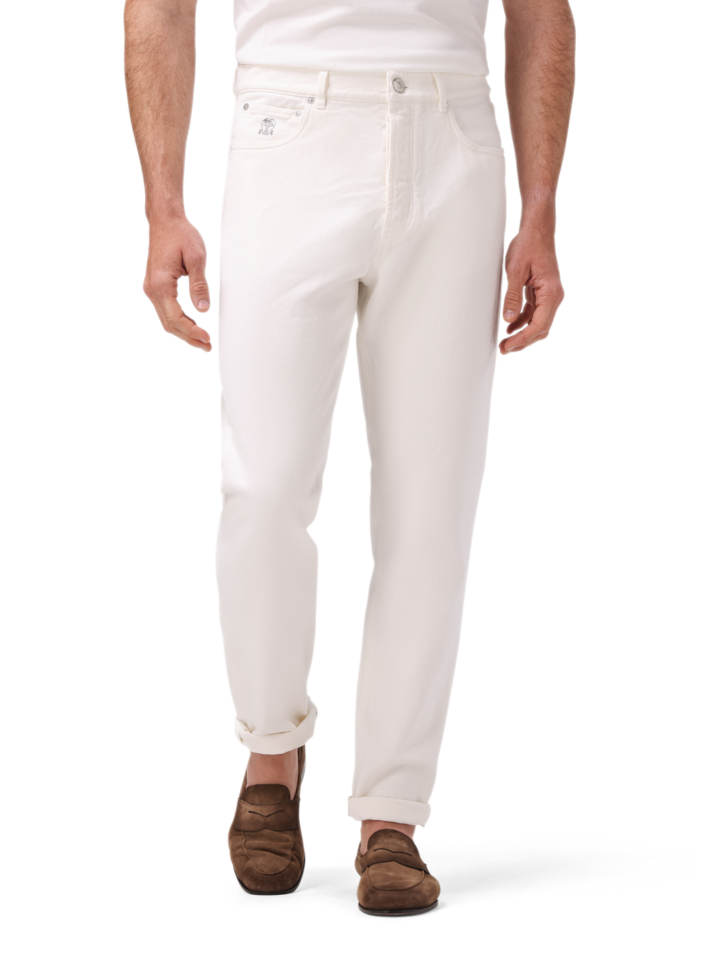 5-pocket jeans | MODEL | FULL_WIDTH | Wit