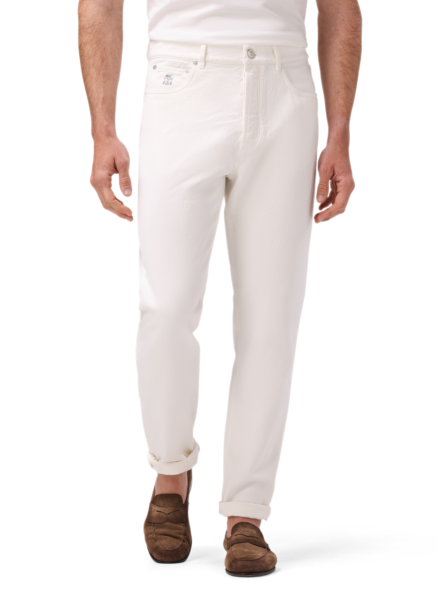 5-pocket jeans | MODEL | FULL_WIDTH | Wit