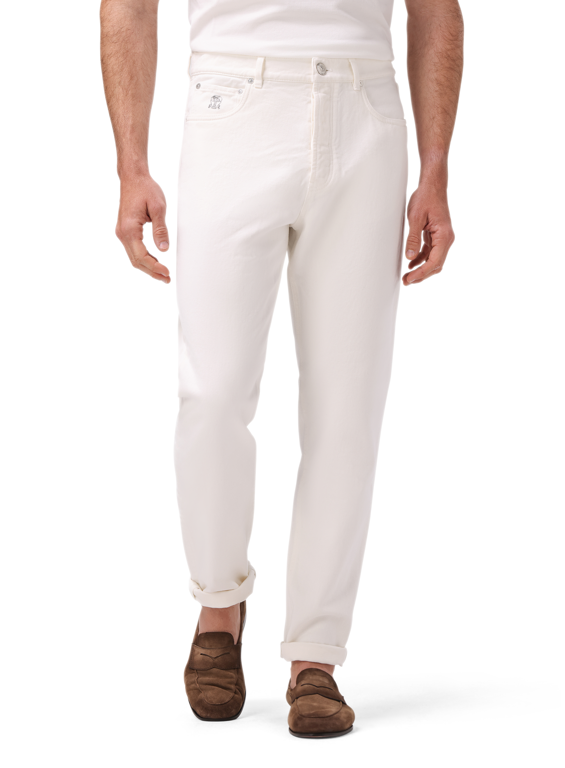 5-pocket jeans | MODEL | FULL_WIDTH | Wit