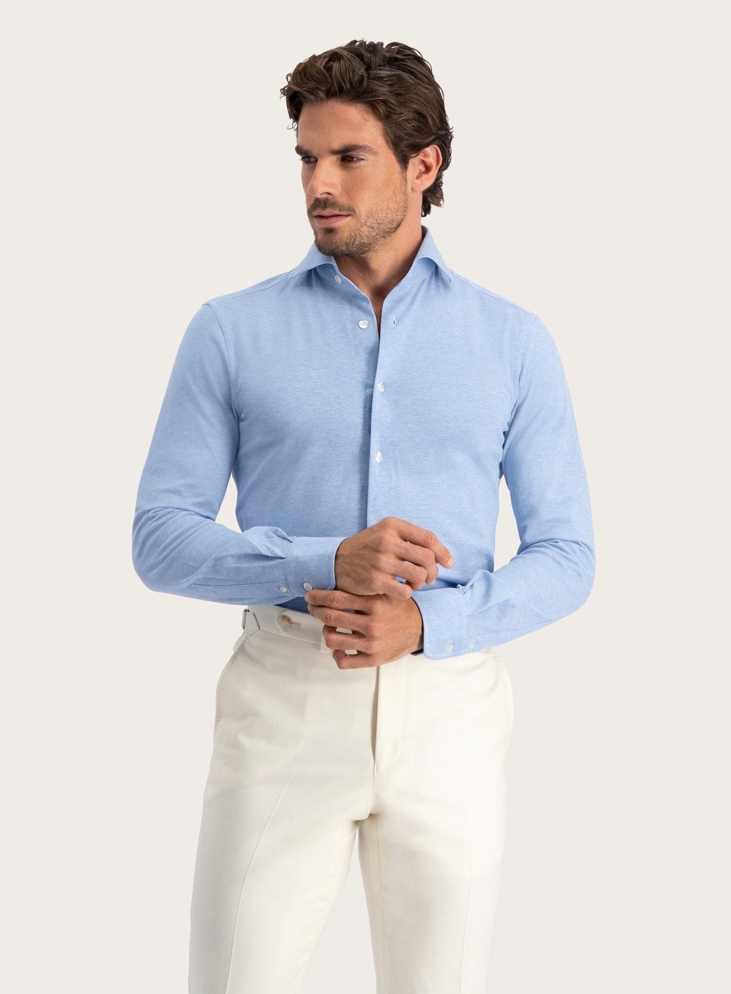 Shirt van katoen | L.Blauw