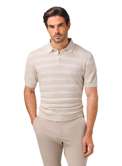 Polo van katoen | MODEL | FULL_WIDTH | Beige