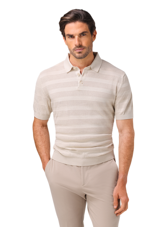 Polo van katoen | MODEL | FULL_WIDTH | Beige