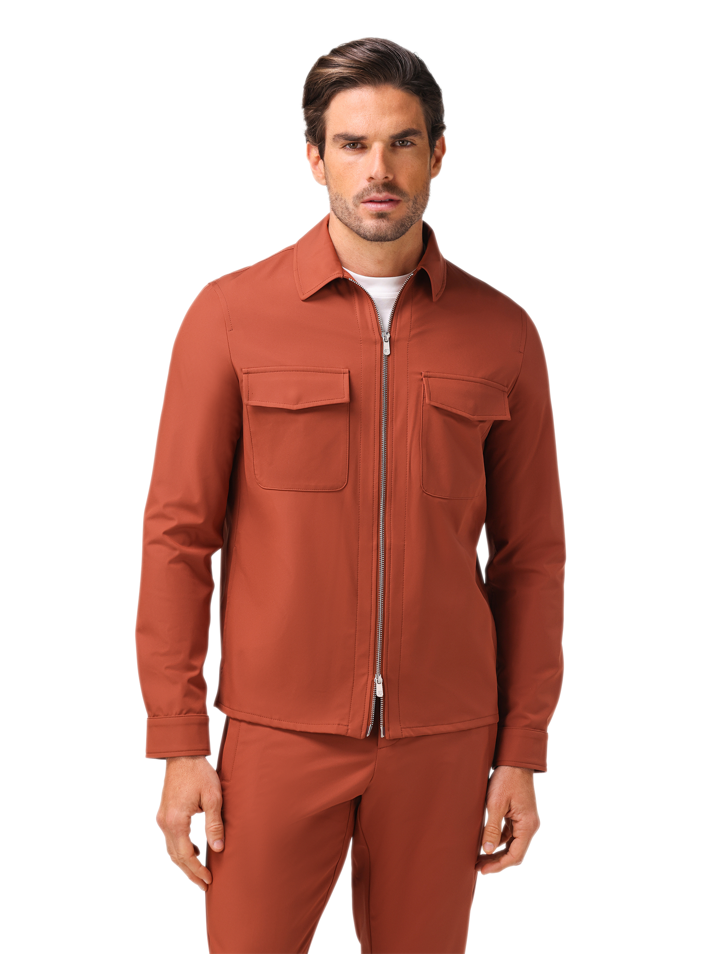 Urus overshirt | FULL_WIDTH | MODEL | Roest
