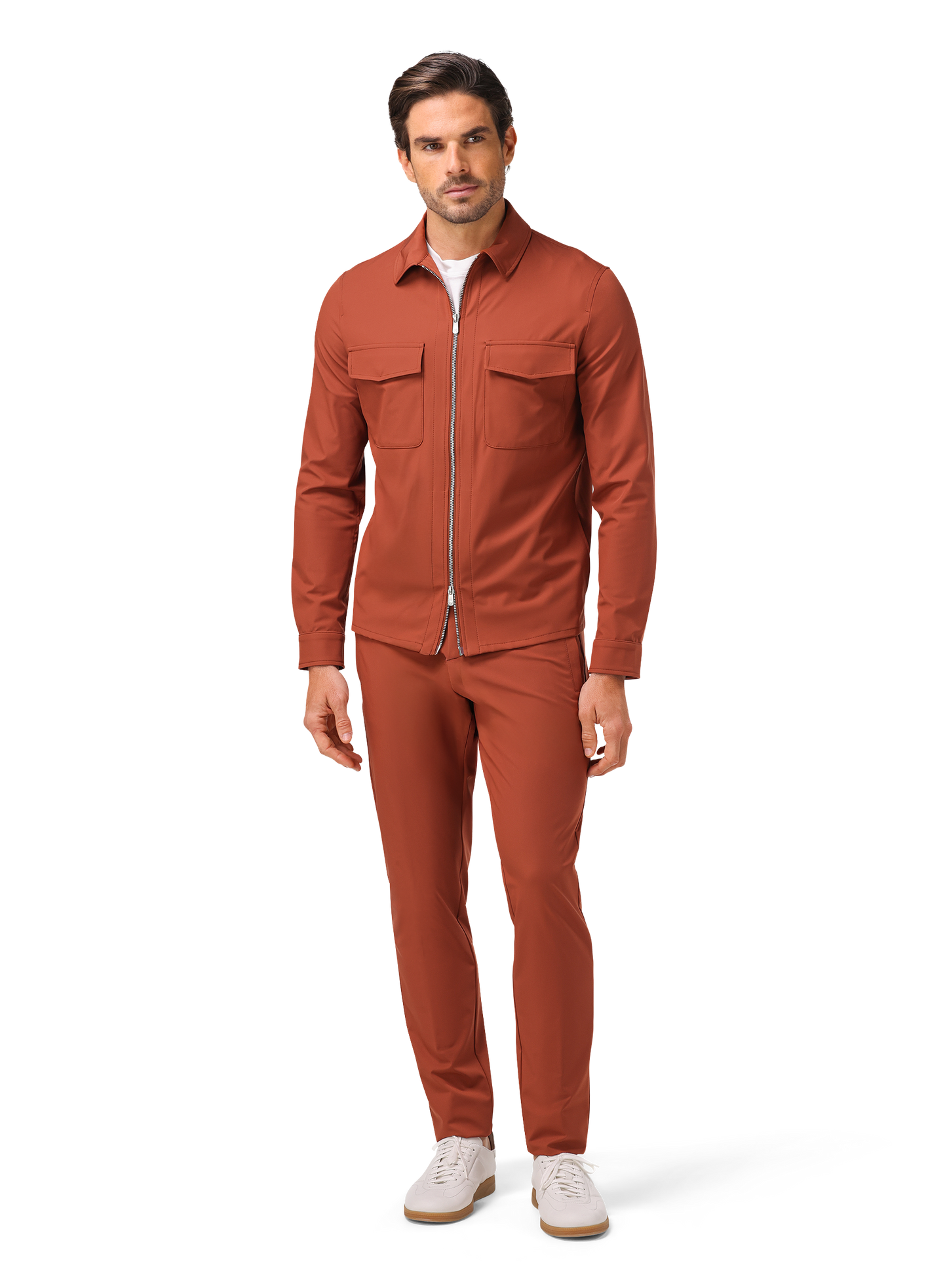 Urus overshirt | FULL_WIDTH | MODEL | Roest
