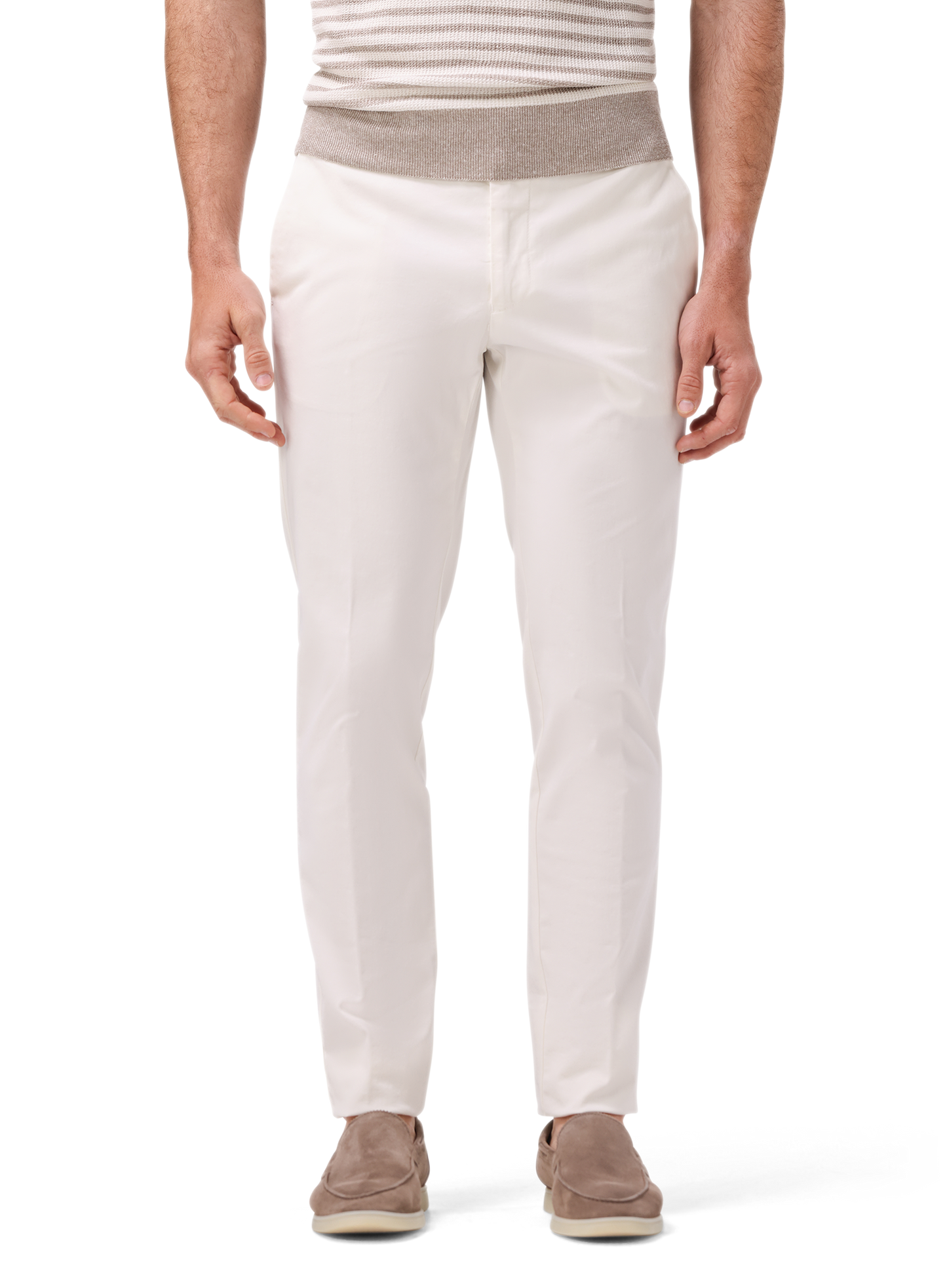 Broek van katoen | MODEL | FULL_WIDTH | Wit