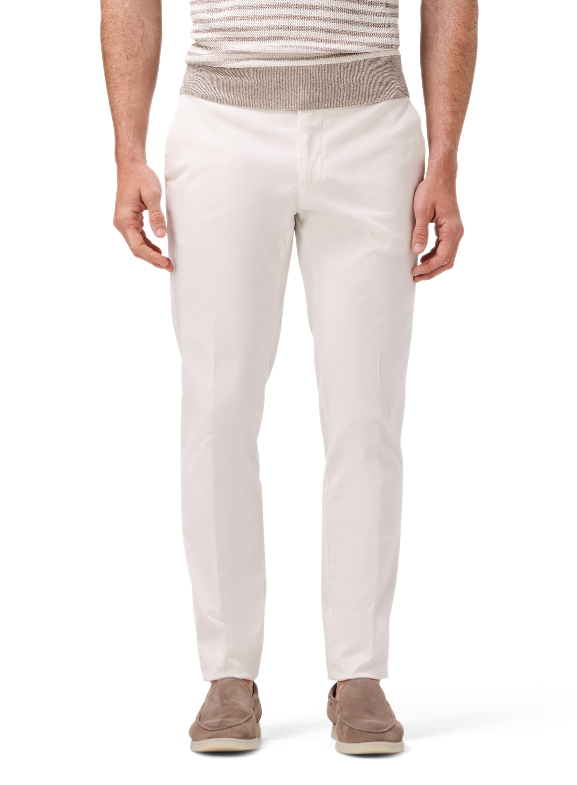 Broek van katoen | MODEL | FULL_WIDTH | Wit