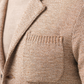 Knitted jasje van katoen | FULL_WIDTH | Bruin