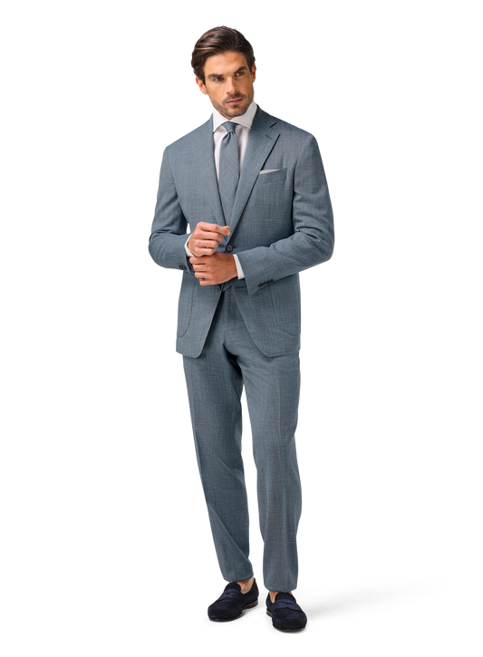 sachin and babi light blue dress Cocktail Wedding Attire for Men and Women