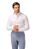 Overhemd van linnen | MODEL | FULL_WIDTH | Wit