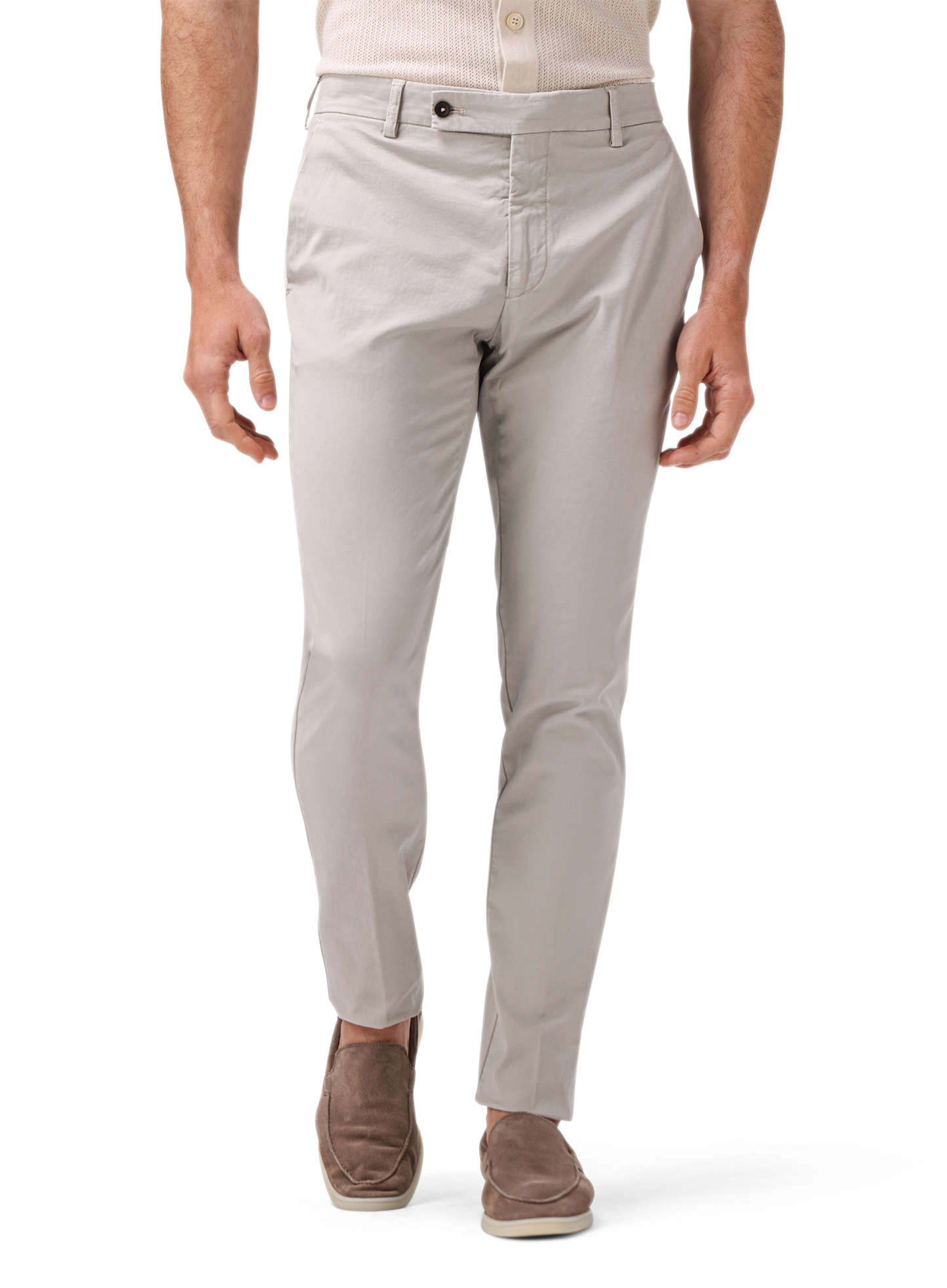 Broek van katoen | MODEL | FULL_WIDTH | Beige