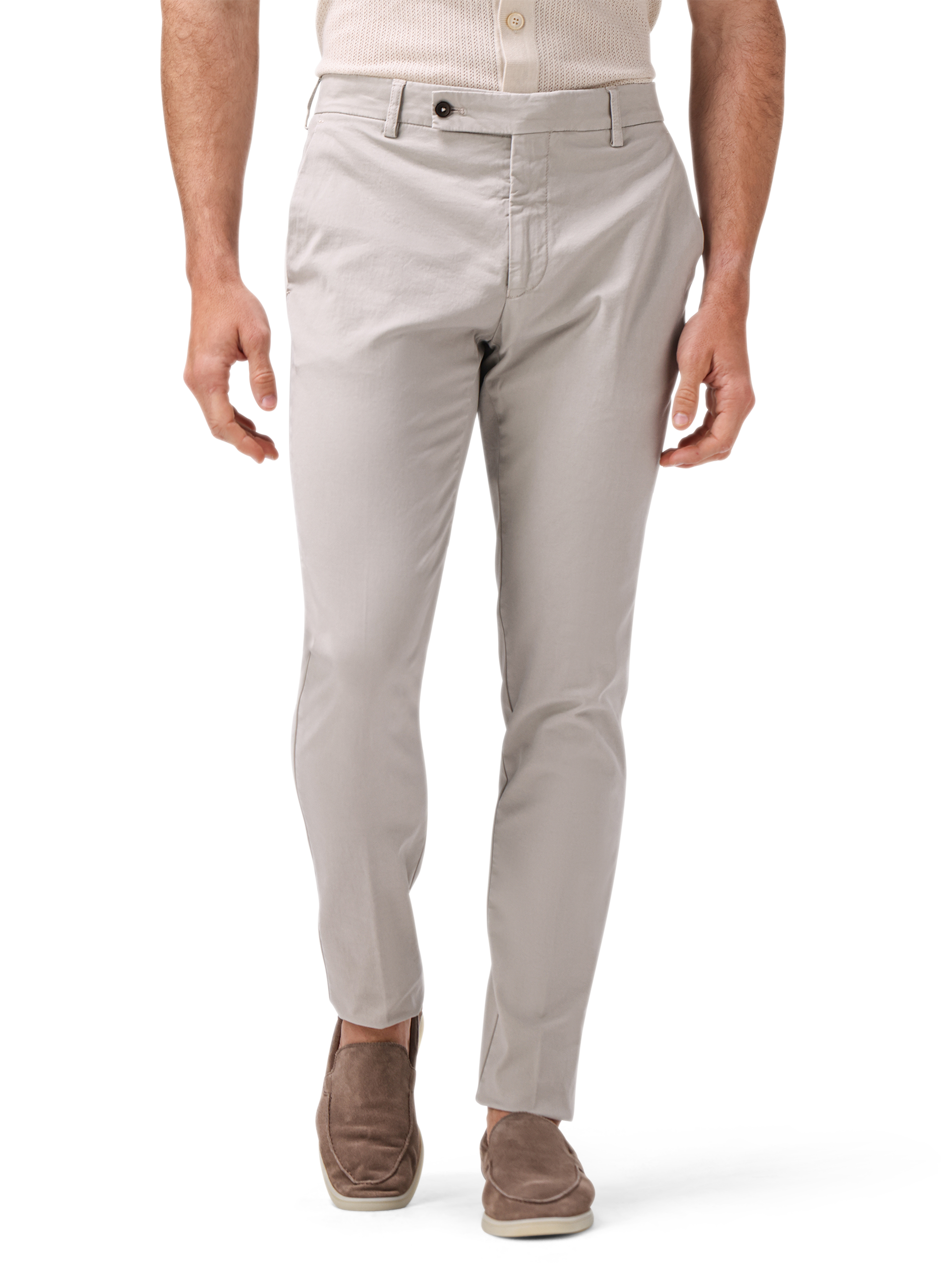 Broek van katoen | MODEL | FULL_WIDTH | Beige