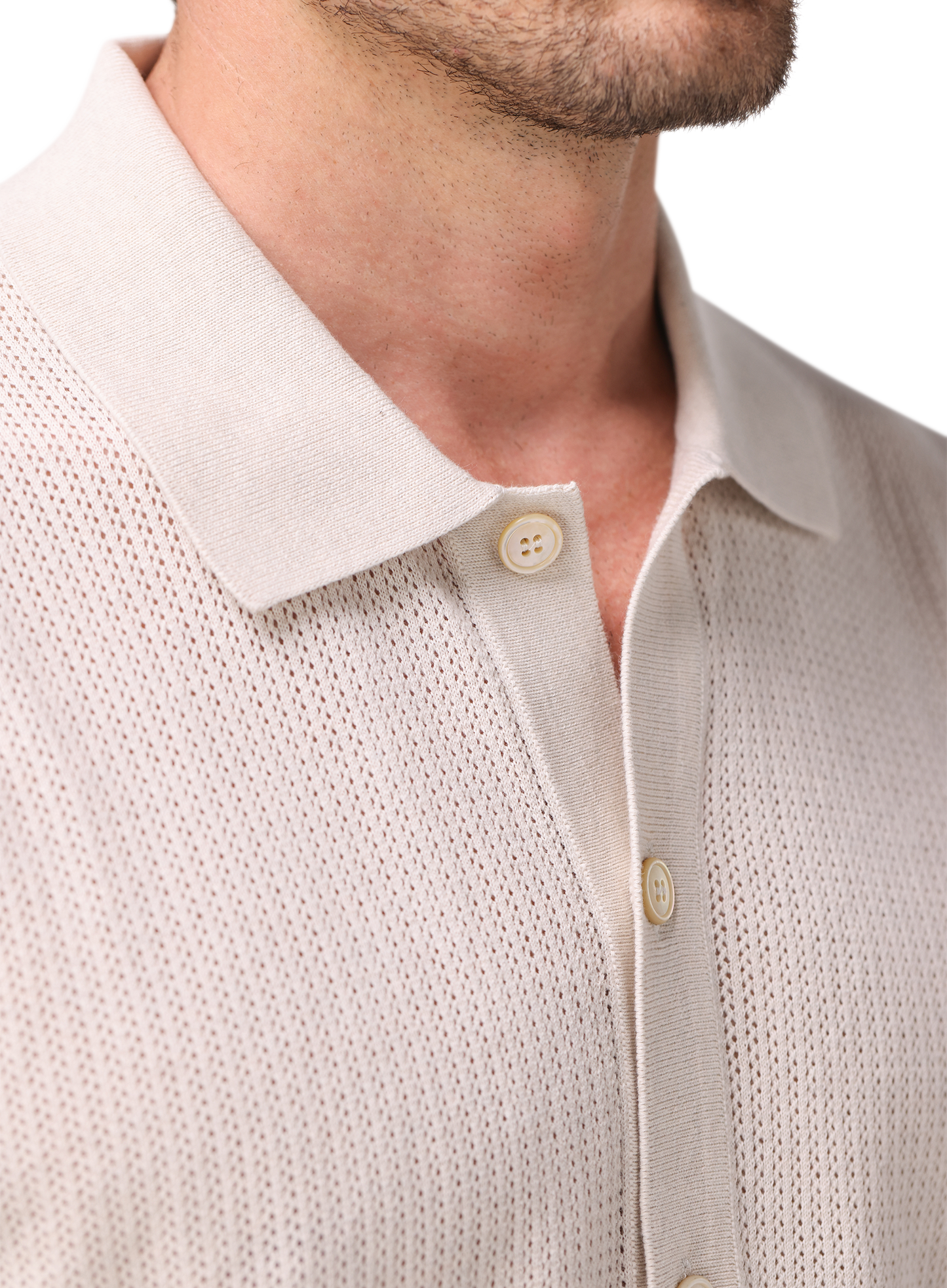 Polo van katoen | FULL_WIDTH | Beige