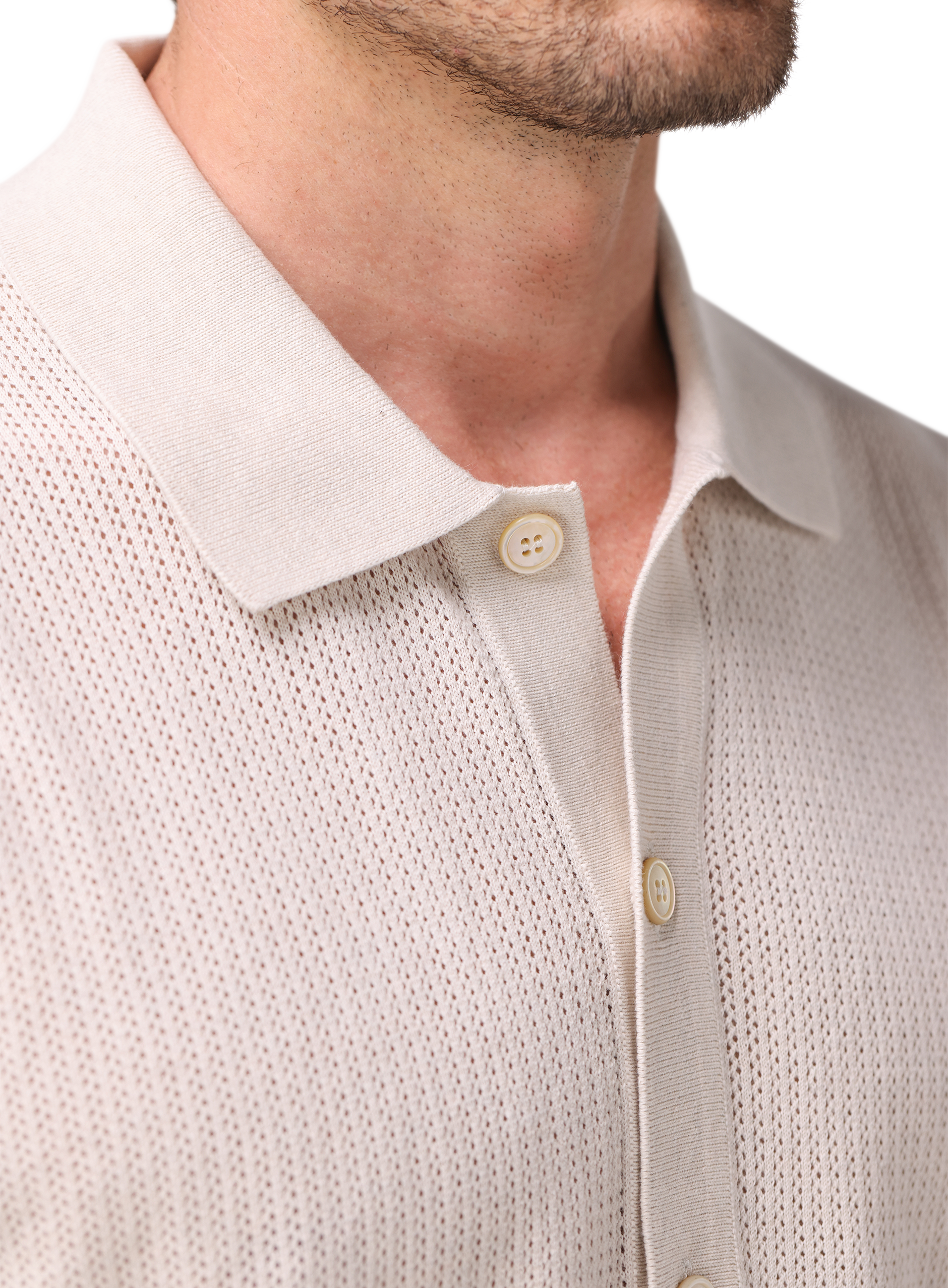 Polo van katoen | FULL_WIDTH | Beige