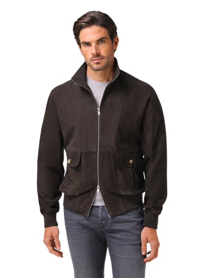 Bomberjack van wol | WARM GREY