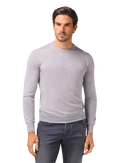 Crewneck van scheerwol | FULL_WIDTH | Grijs