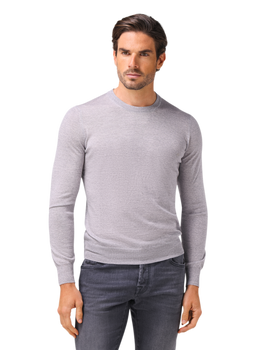 Crewneck van scheerwol | FULL_WIDTH | Grijs