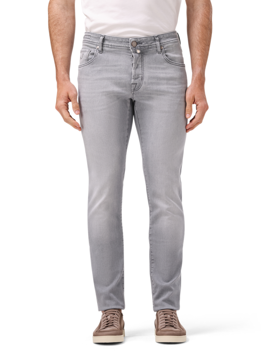 Nick jeans van katoen | MODEL | FULL_WIDTH | L.Grijs