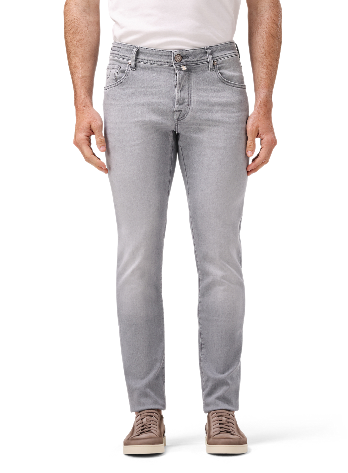 Nick jeans van katoen | MODEL | FULL_WIDTH | L.Grijs