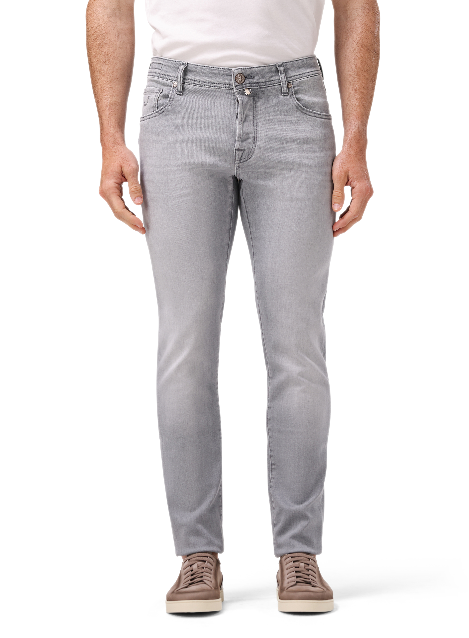 Nick jeans van katoen | MODEL | FULL_WIDTH | L.Grijs