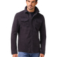 Robert overshirt van suède | BLUE NAVY
