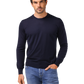 Crewneck van scheerwol | FULL_WIDTH | BLUE NAVY