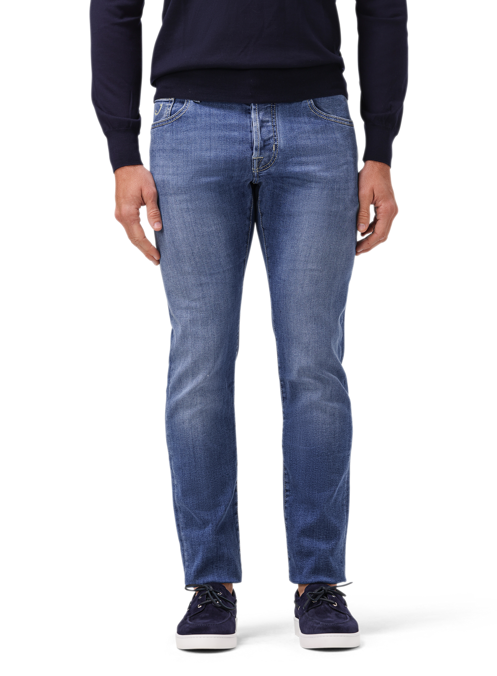 Nick jeans van katoen | MODEL | FULL_WIDTH | L.Blauw
