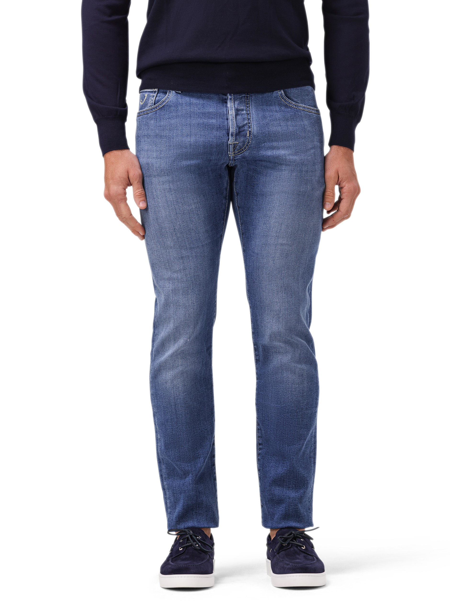 Nick jeans van katoen | MODEL | FULL_WIDTH | L.Blauw