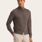 Ritsvest van wol | TAUPE