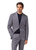 Colbert van linnen, zijde en katoen | MODEL | FULL_WIDTH | BLUE NAVY
