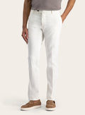 Pantalon van katoen en elastaan | MODEL | FULL_WIDTH | Wit