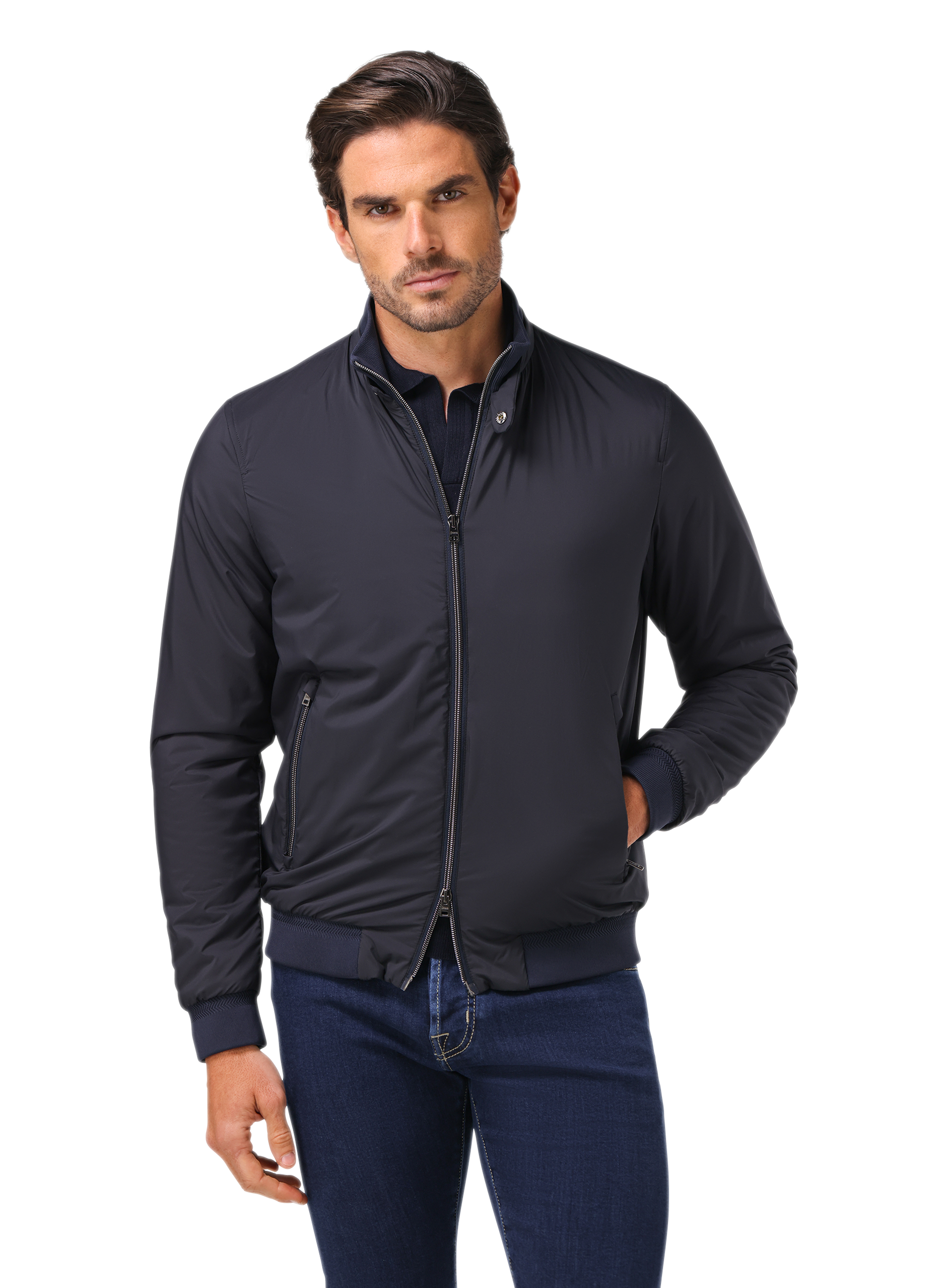 Waterafstotende jas | BLUE NAVY