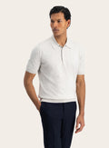 Poloshirt van katoen | MODEL | FULL_WIDTH | L.Grijs