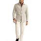 Shirt jacket van wol | TAUPE BEIGE